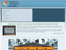 Tablet Screenshot of franklinbellinghamrailtrail.org